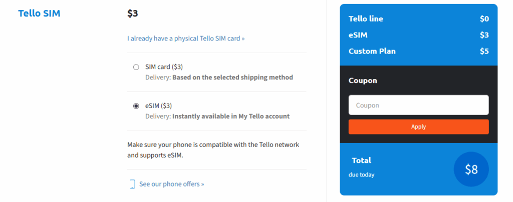 图片[4]-美国Tello eSIM保号卡购买+使用【2025.10更新：无需实名+$5月费起】-海外云居民