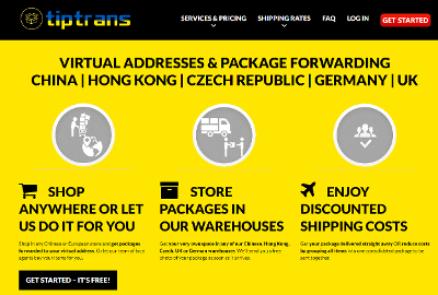 Tiptrans转运教程|从香港&捷克&英国&德国转运回中国大陆|从深圳转运至全球